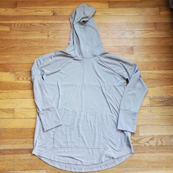 Gray Lightweight Hoodie Size Large - Picture 1 of 6